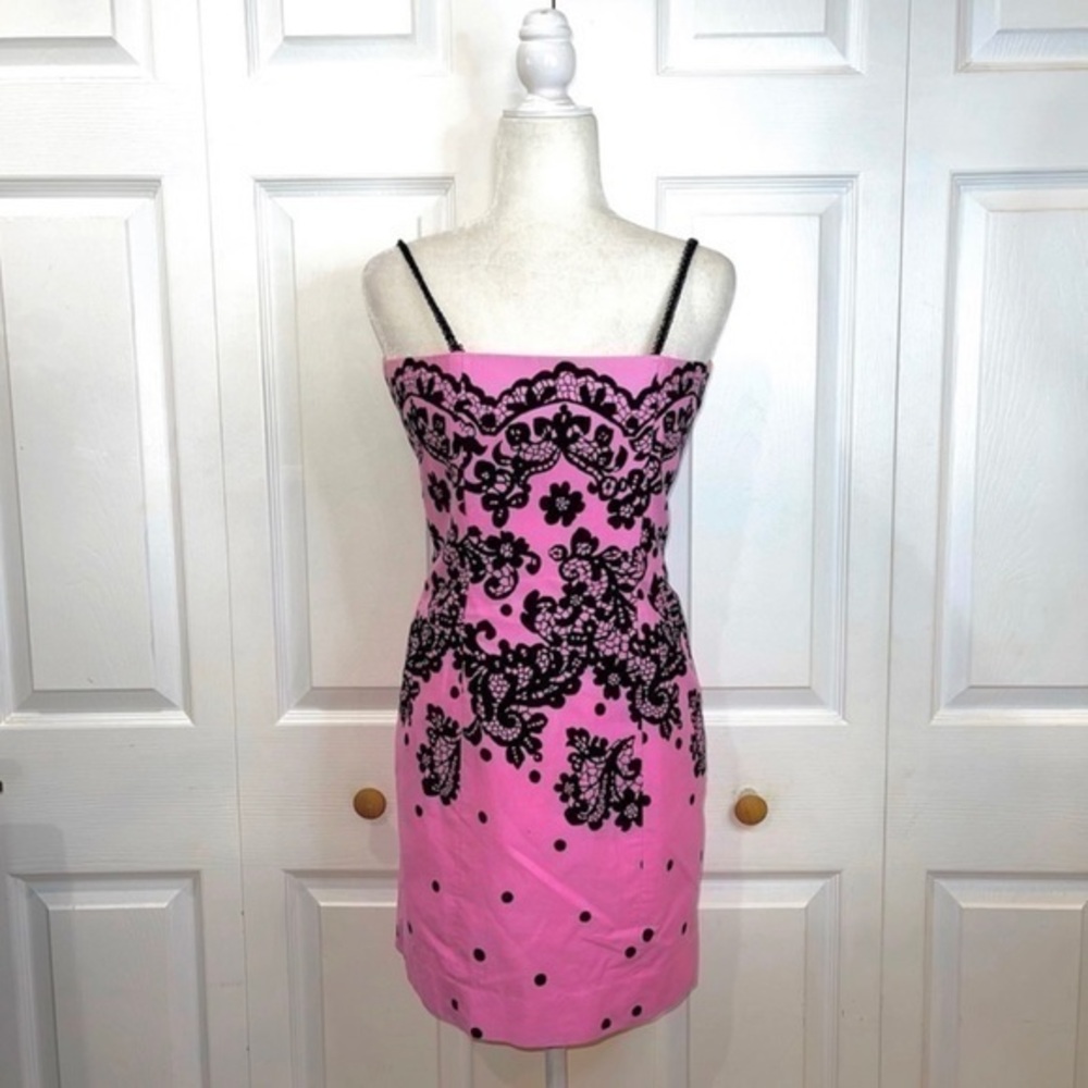 Vintage John Marks London Pink Mini Dress